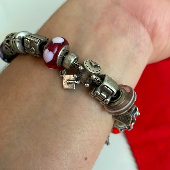 ORIGINAL FULL PANDORA bracelet w charms included - Picture 9 of 12